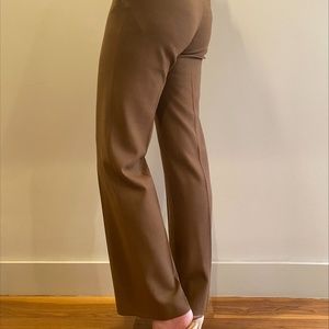Sezane High- Waisted Rise Wide Leg Trouser Pants